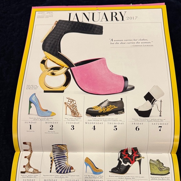 365 Days of Shoes 2017 “Picture-A-Day”Wall Calendar - Size 12x14 - Picture 5 of 14